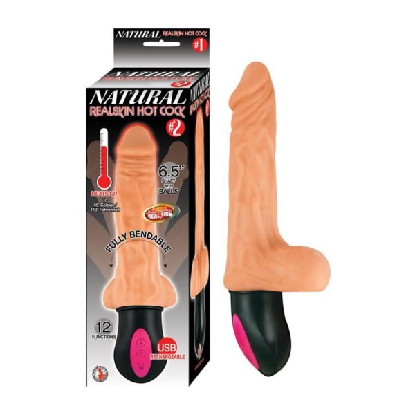 NATURAL REALSKIN HOT COCK #2 WHITE