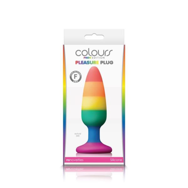 Colours - Pride Edition - Pleasure Plug - Medium -Rainbow - Imagen 2