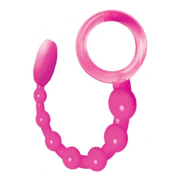 Wet Dreams Sex Snake Silicone Vibrating Anal Beads Pink Passion