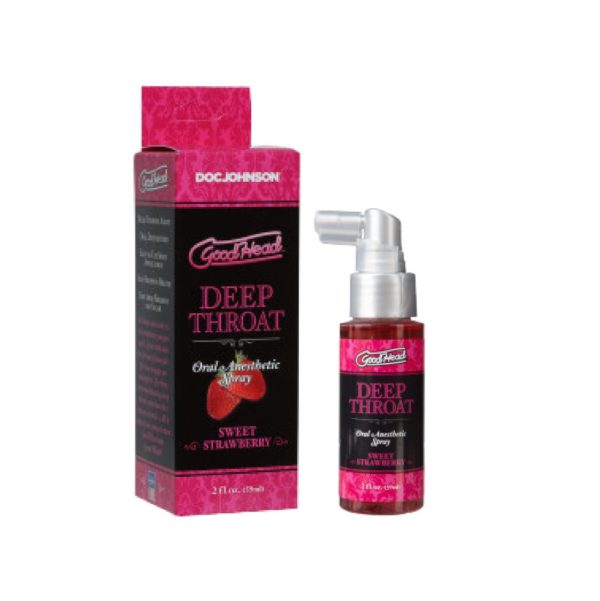 GoodHead - Deep Throat Spray - Sweet Strawberry ( desensibilizador de garganta)