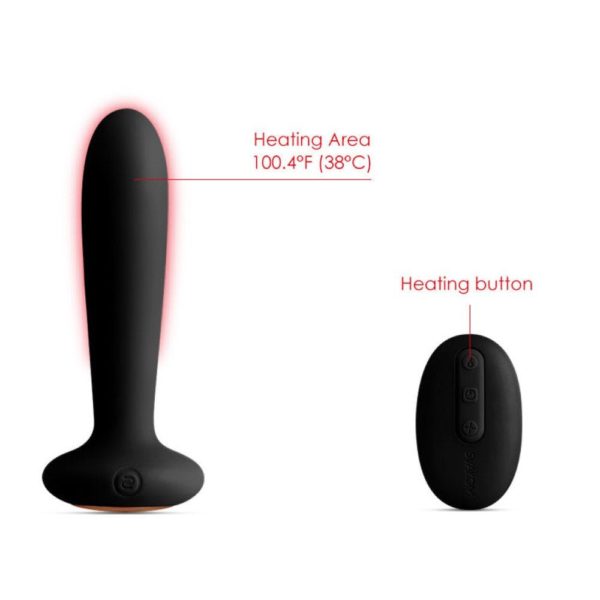 SVAKOM Primo Wearable G-spot & Anal Remote-Controlled Long-bullet Warming Vibrator - Plum Red - Imagen 4