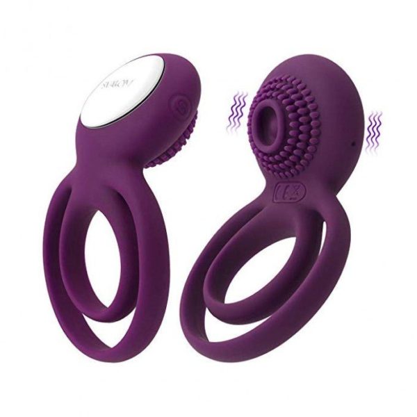 SVAKOM Tammy Double-Ring Clitoris Stimulating Couple's Penis Ring Vibrator - Imagen 2