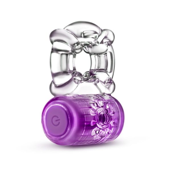 Play With Me - One Night Stand Vibrating C-Ring - Purple - Imagen 2