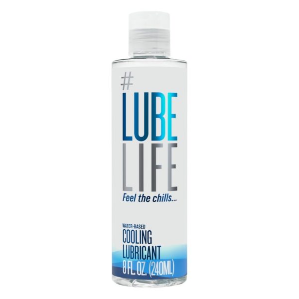 #LUBELIFE Lubricante Sensación Refrigerante a base de agua, 8 onzas (240ml)