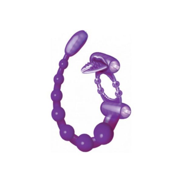 Wet Dreams Super Xtreme Vibrating Scorpion Silicone Cockring Waterproof Purple